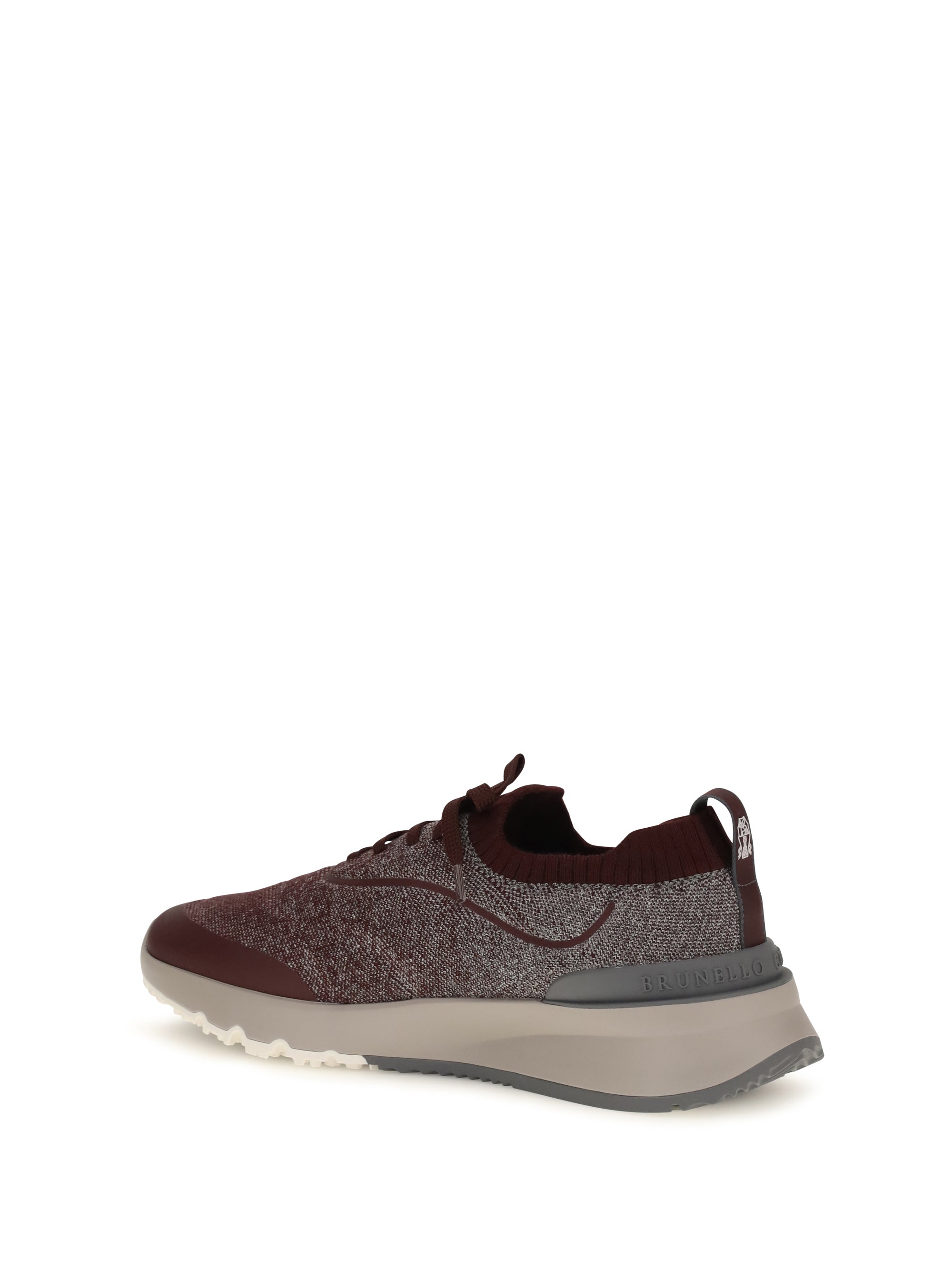 Brunello Cucinelli Men Techno Cotton Knit Sneakers Runners