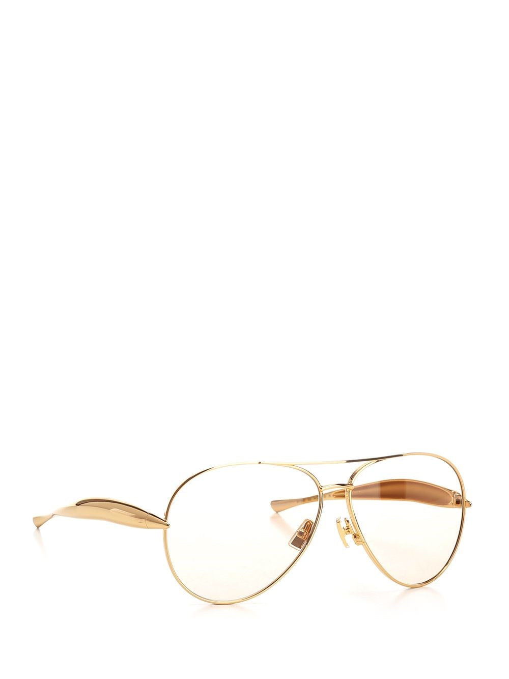 Bottega Veneta Women "Sardine" Aviator Sunglasses