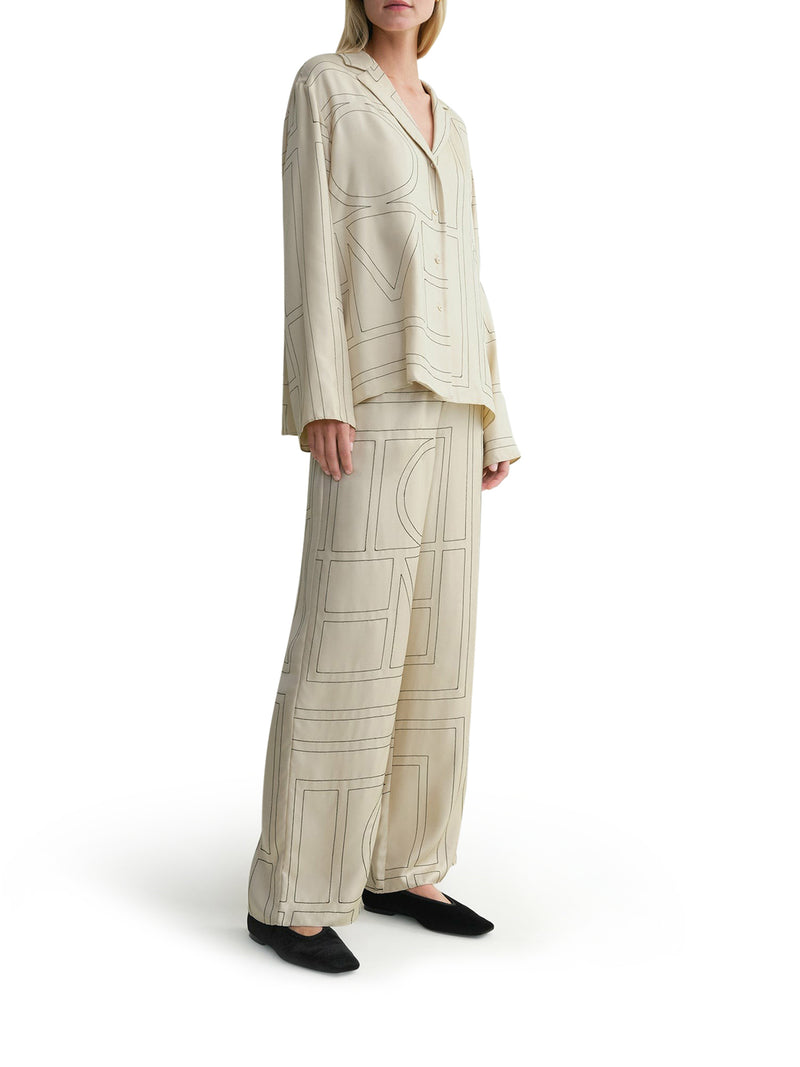 Toteme Women Silk Pajama Shirt
