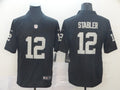 Men's Las Vegas Raiders Ken Stabler #12 Black Game Player Jersey1
