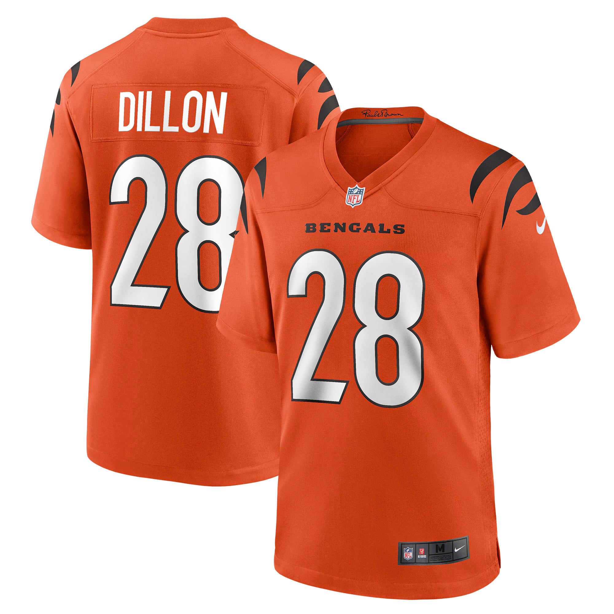 Cincinnati Bengals Corey Dillon Orange Retired Player Alternate Game Jersey