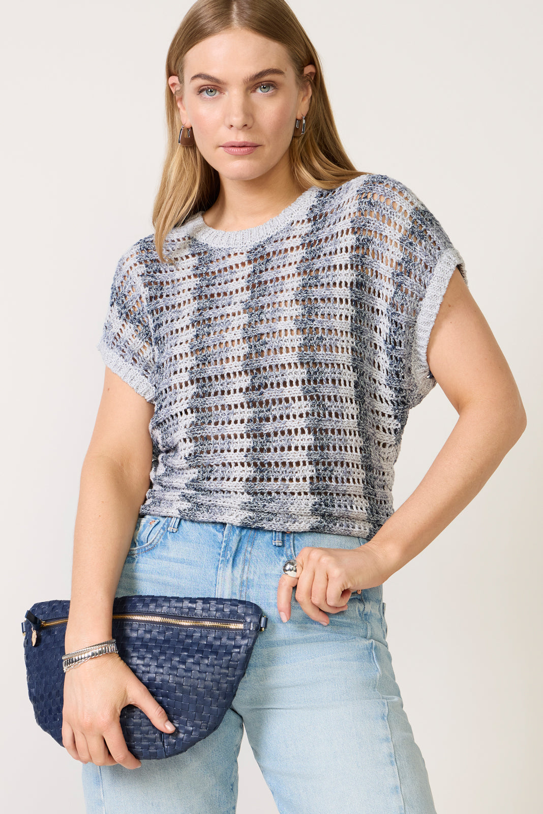 Women's Ballast Crochet Stripe Top
