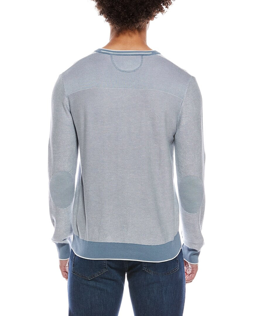 Raffi Links Stitch V-Neck Sweater