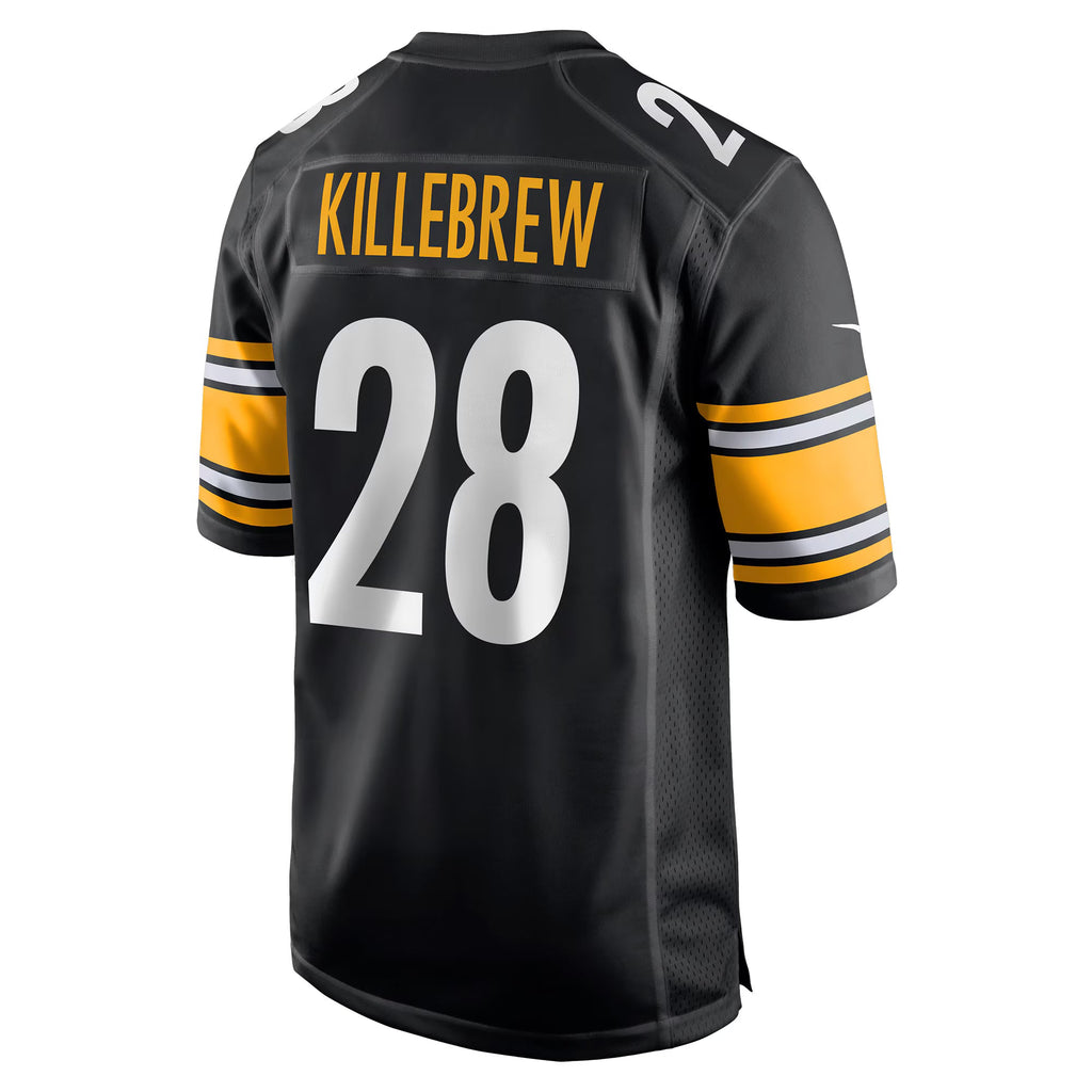 Pittsburgh Steelers Miles Killebrew Black Game Jersey