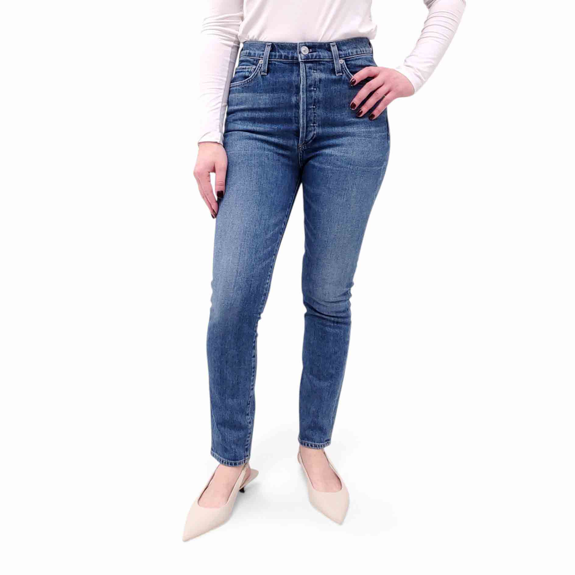 CITIZENS OF HUMANITY 'OLIVIA HIGH RISE SLIM ANKLE' JEANS - SIZE 26