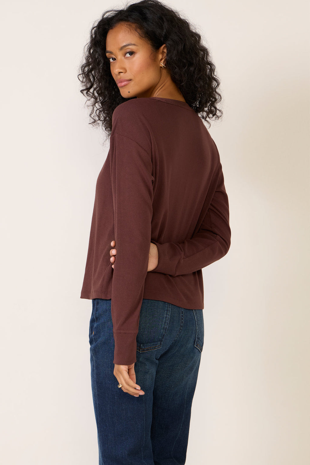 Women's Bex Split Neck Top