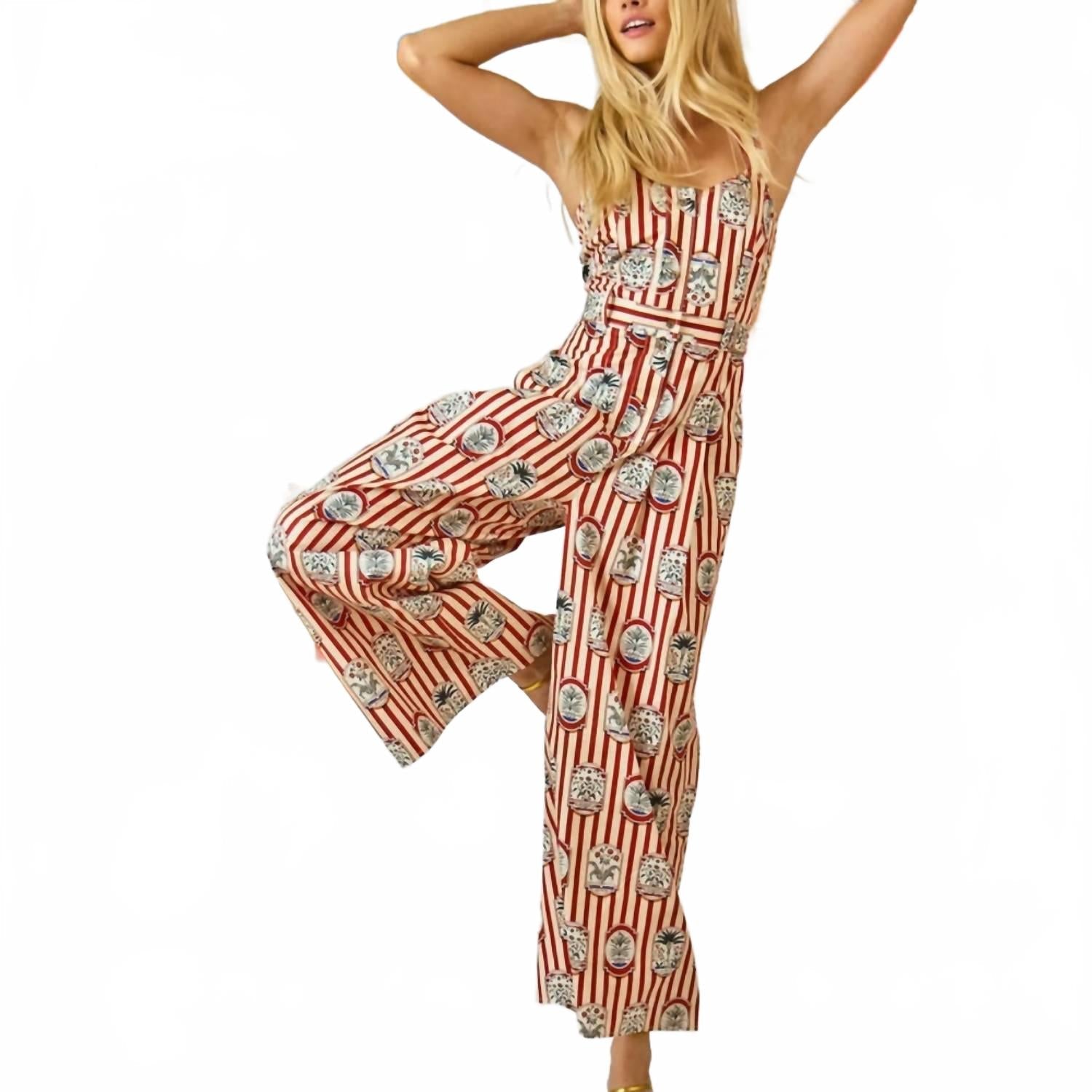 Sandy Jumpsuit In Mallet Club