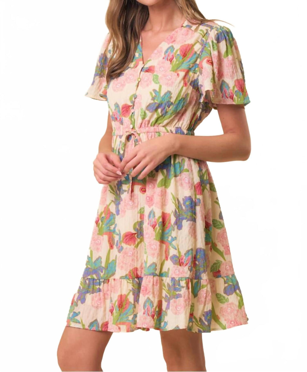 Buttercup Mini Dress In Multicolor