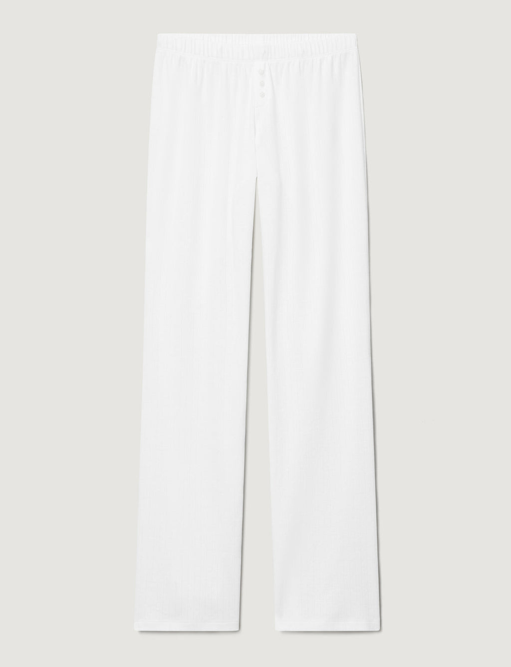 Women's Cotton Pointelle Rib Pant
