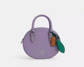NWT Coach Blueberry Crossbody Leather Handbag