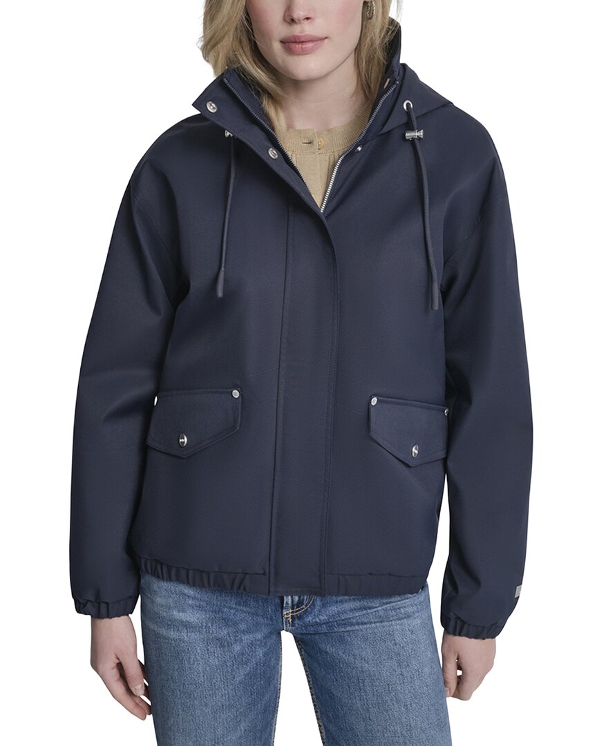DKNY Short Rain Jacket