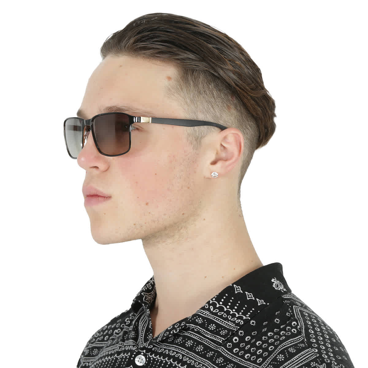 Ray Ban Grey Square Unisex Sunglasses RB3721 187/11 59