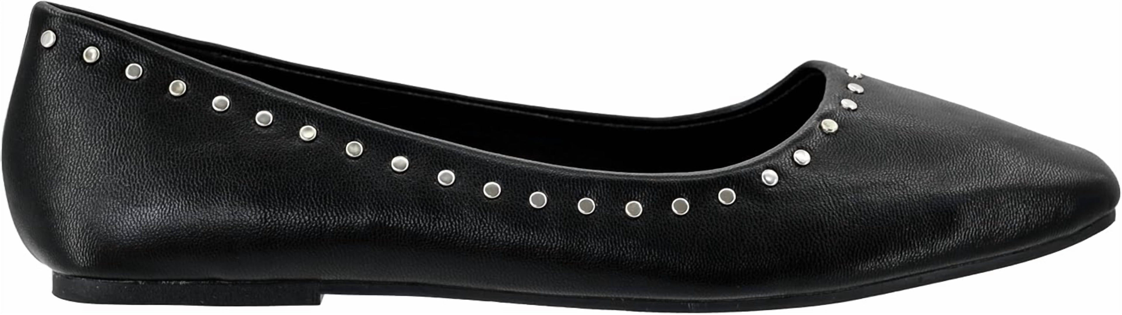 Women's Just In Time Flats Shoe In Black