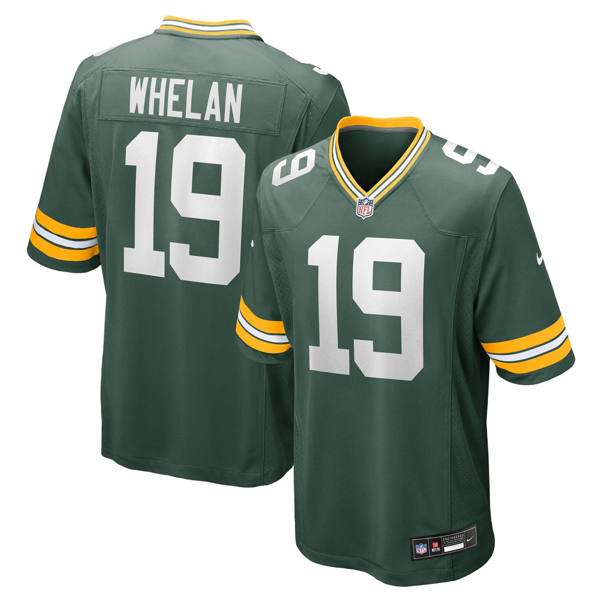 Green Bay Packers Daniel Whelan Green Game Jersey