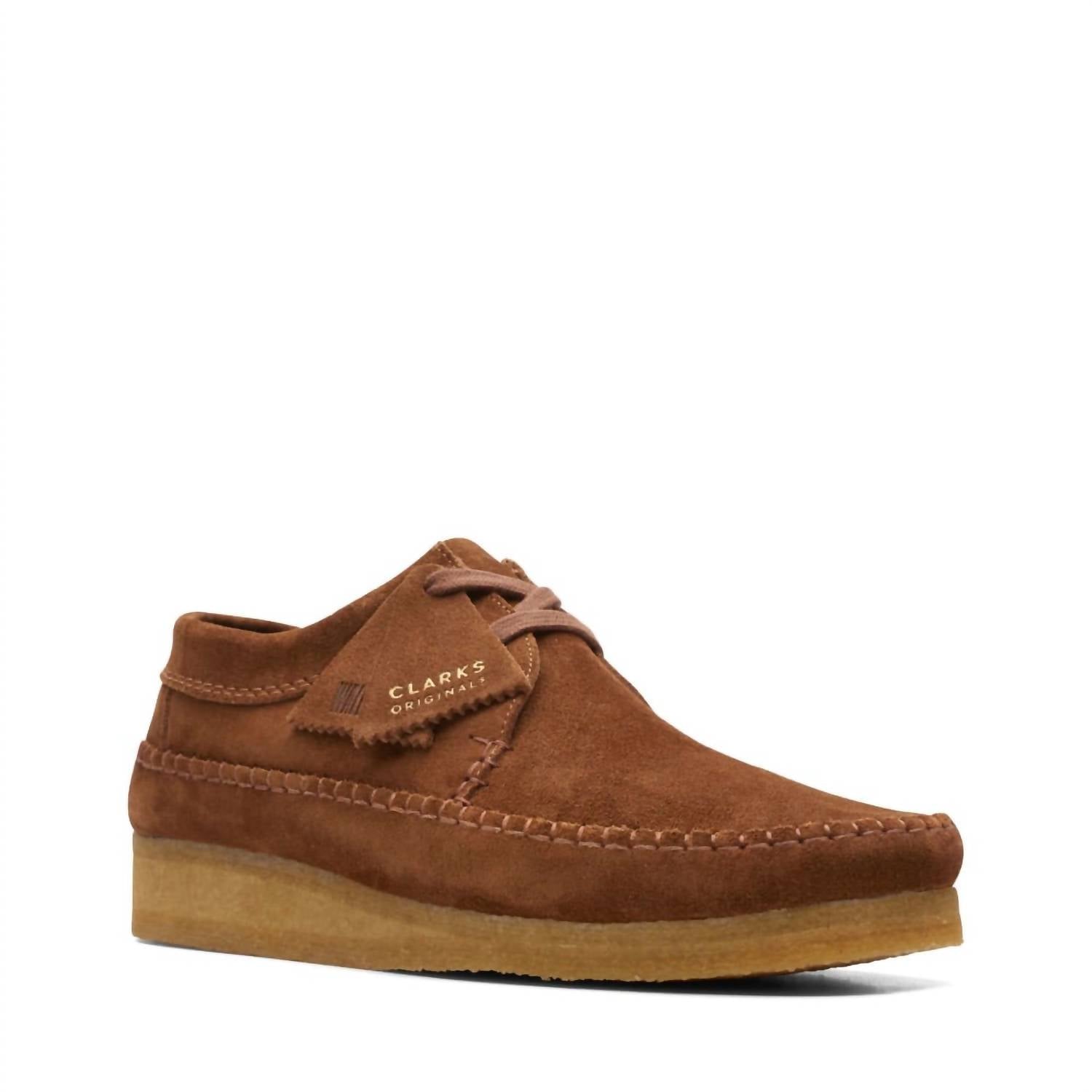 Men's Weaver Shoes In Cola Suede