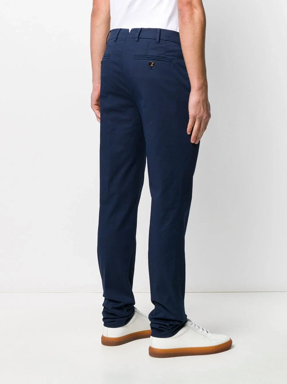 Brunello Cucinelli Men Gabardine Garment Dyed Pants