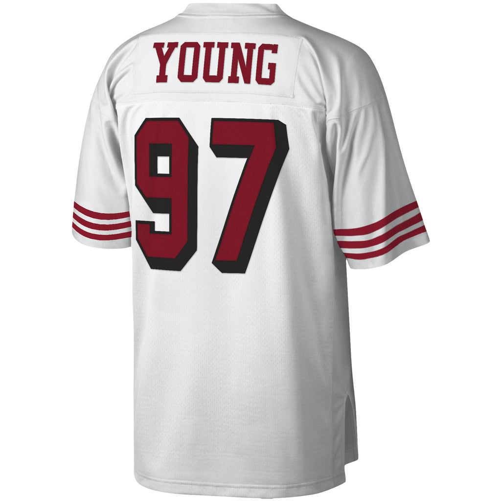 San Francisco 49ers Bryant Young Mitchell & Ness White Legacy Replica Jersey