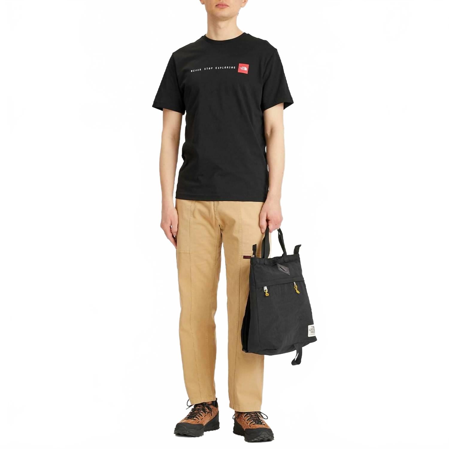 Men's Berkeley Tote Pack In Black Mineral Gold