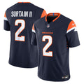 Denver Broncos Patrick Surtain II Navy Mile High Collection Vapor F.U.S.E. Limited Jersey