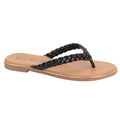 Women's Pig Tail Sandal In Black