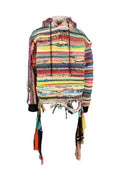 Oversize Patchwork Sweatshirt - Multicolor