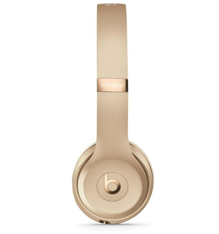 beats Solo3 Wireless On-Ear Headphones - Gold (Refurbished)