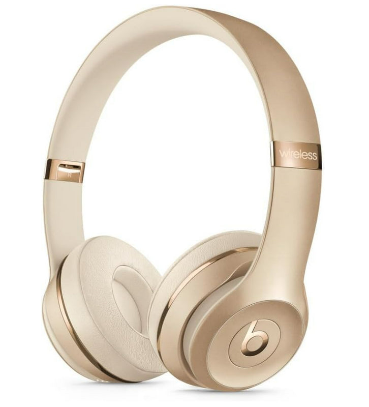 beats Solo3 Wireless On-Ear Headphones - Gold (Refurbished)