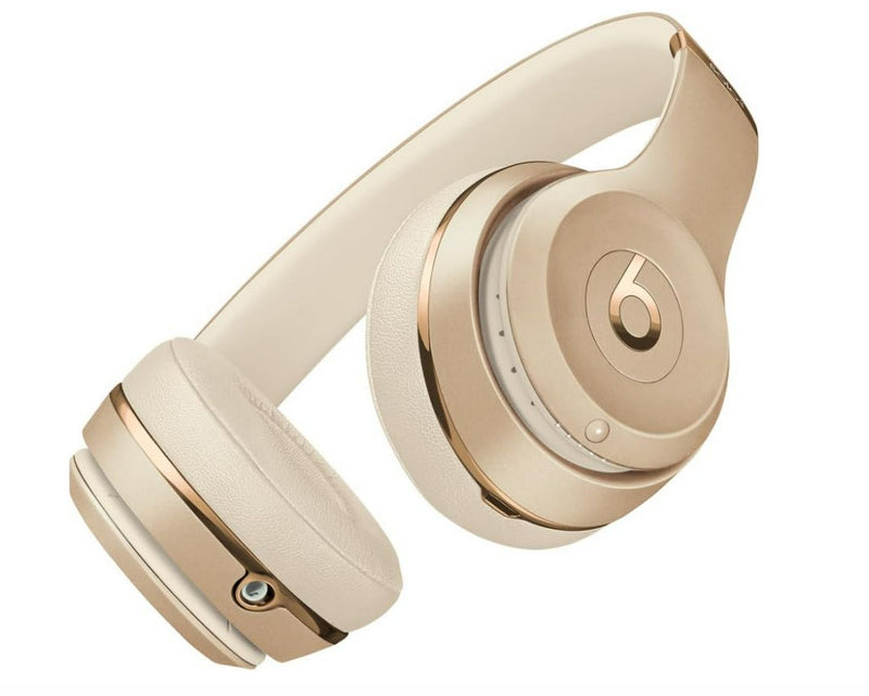beats Solo3 Wireless On-Ear Headphones - Gold (Refurbished)