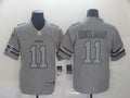 Men's New England Patriots Julian Edelman #11 Gray Game jersey
