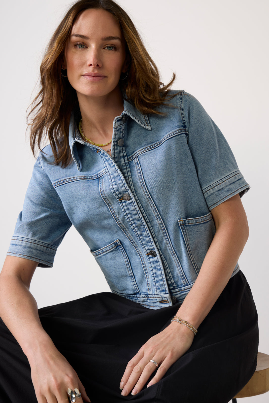 Women's Piper Short Sleeve Denim Jacket