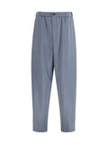 Giorgio Armani Men Wide-Leg Silk Blend Pants