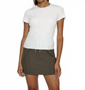 Zuma Short Sleeve Top In Bone