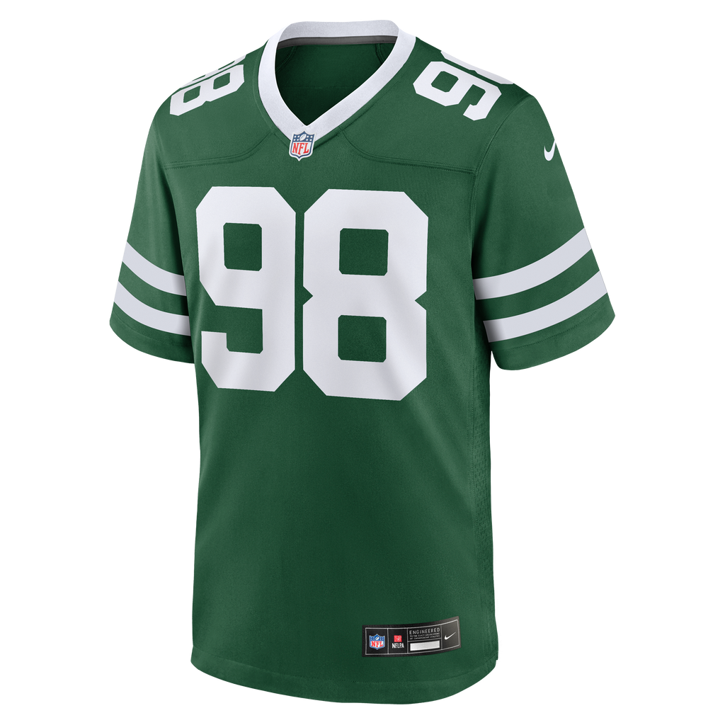 New York Jets Mazi Smith Legacy Green Team Game Jersey