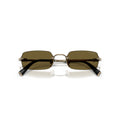 0Mu B50S Rectangular Metal Frame Sunglasses