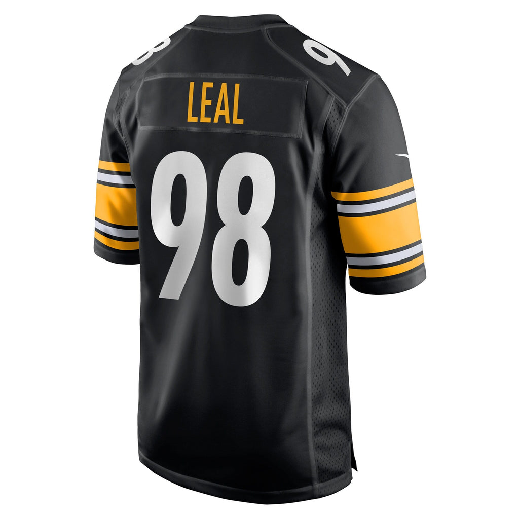 Pittsburgh Steelers DeMarvin Leal Black Game Player Jersey