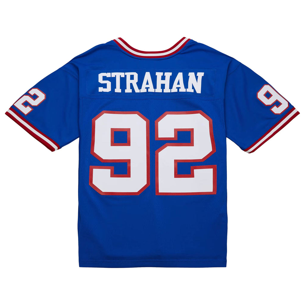 New York Giants Michael Strahan Mitchell & Ness Royal Big & Tall 1993 Retired Player Replica Jersey