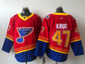 Men's St. Louis Blues Torey Krug #47 Red Breakaway Player jersey