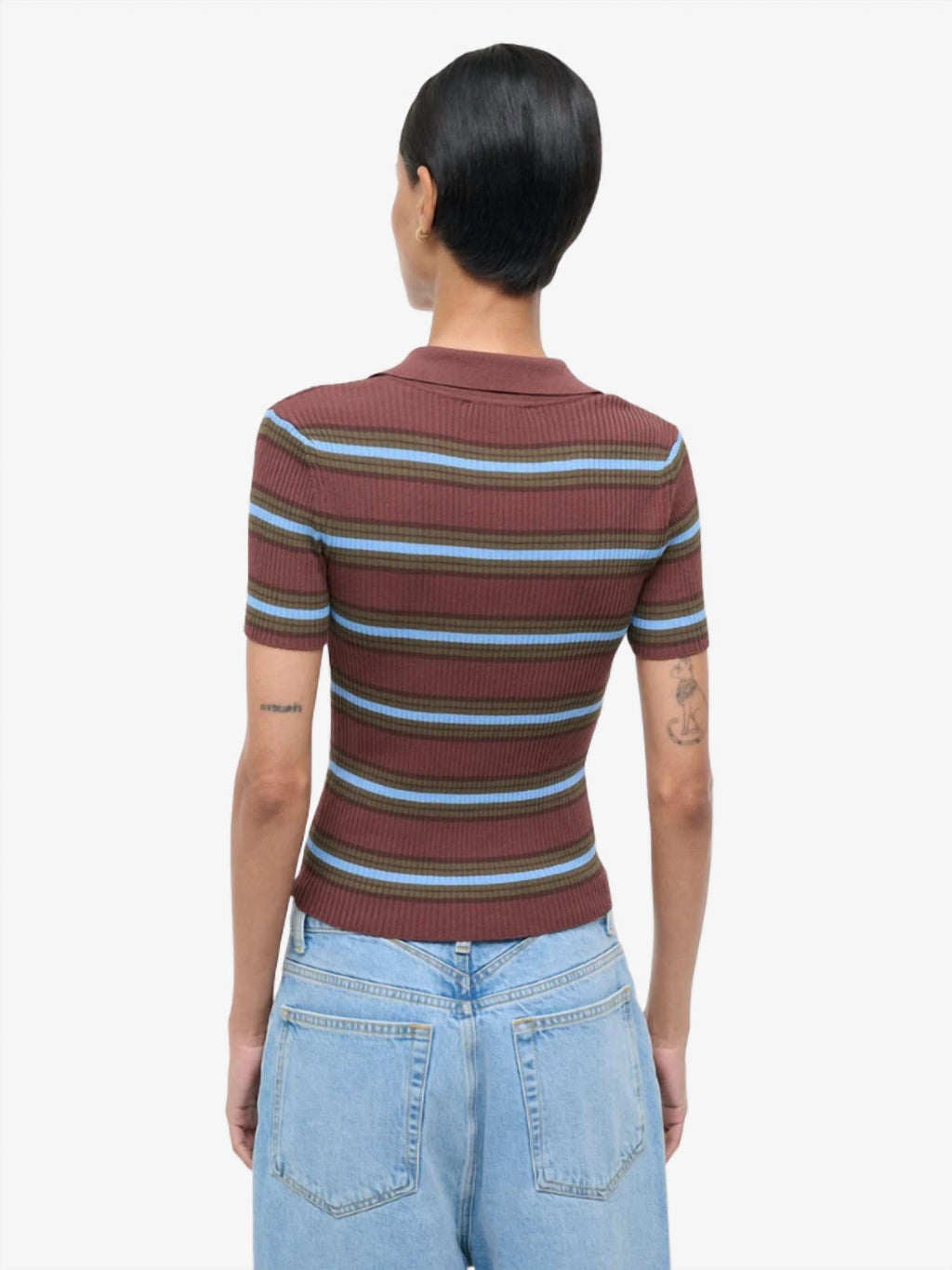 Ren Top In Redondo Stripe