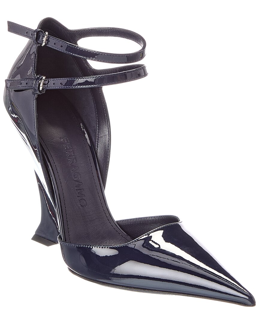 Ferragamo Vidya Patent Pump