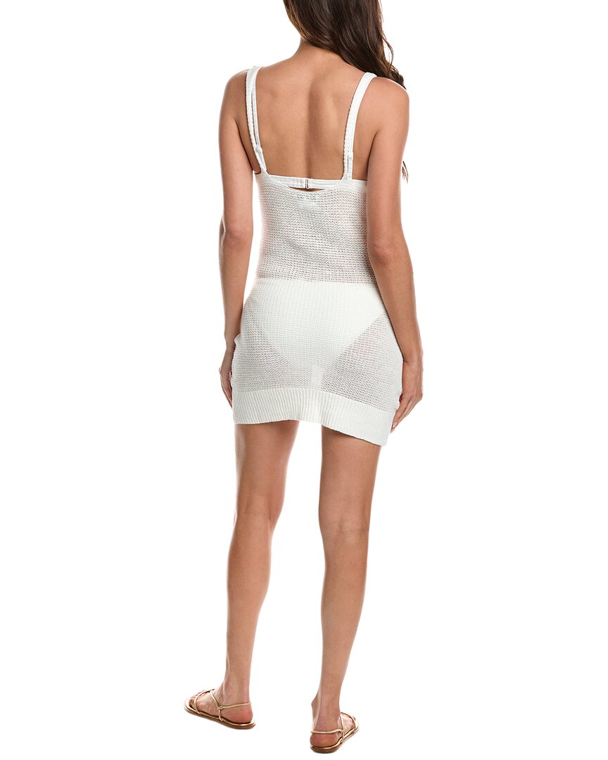 Onia V-Neck Linen Mini Dress