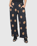 Doppio Wide Leg Pants In Circles