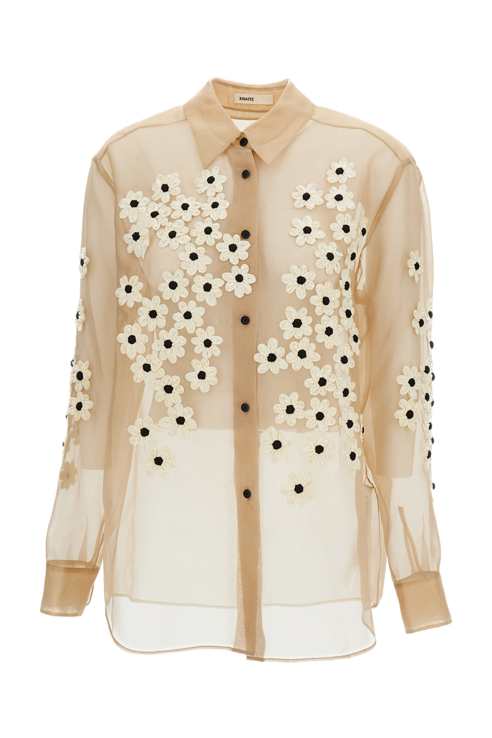 Argo Top With Floral Embroidery