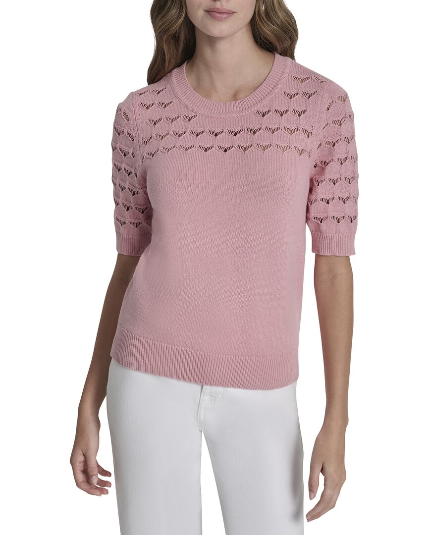 DKNY Yoke Sweater Top