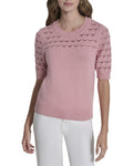DKNY Yoke Sweater Top
