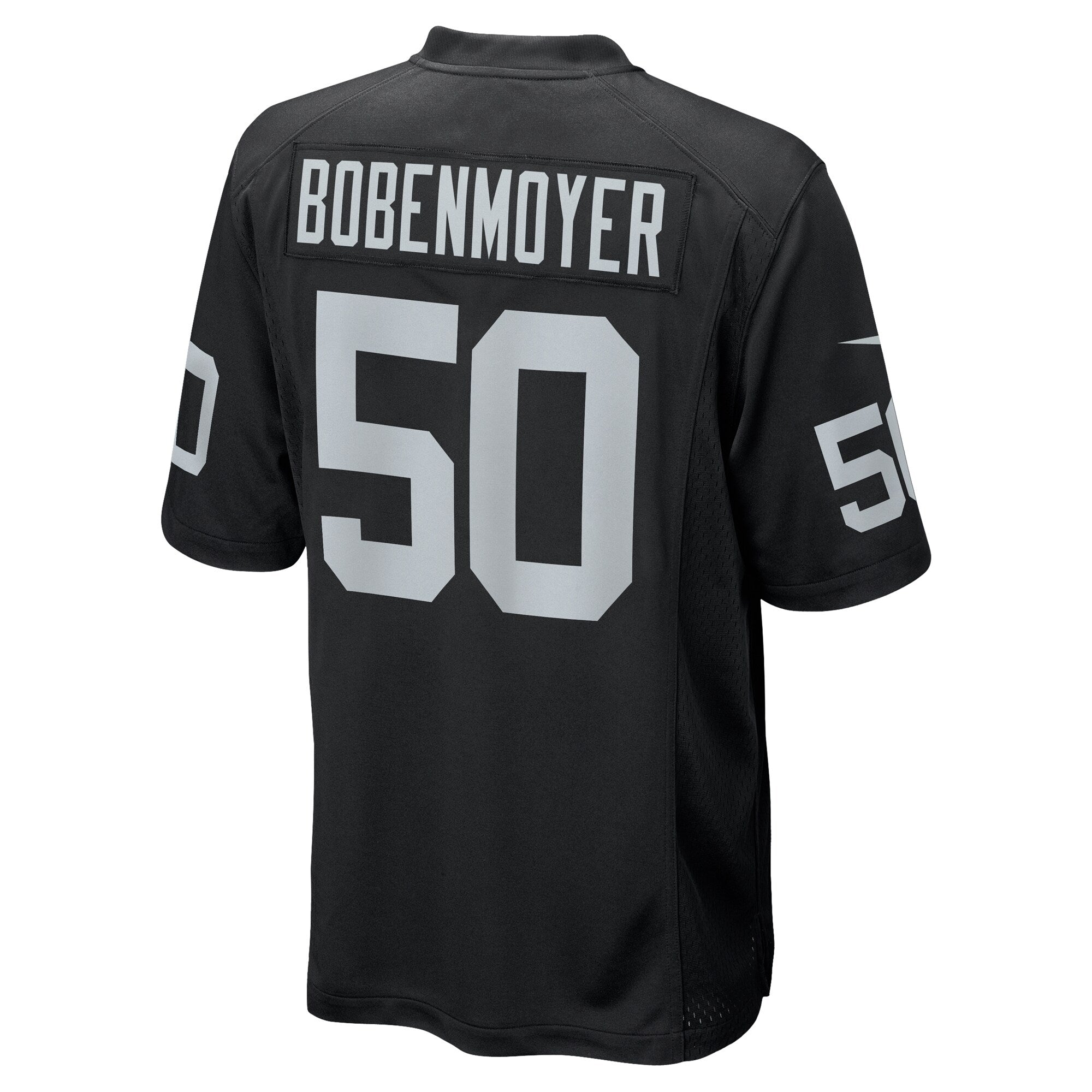 Las Vegas Raiders Jacob Bobenmoyer Black Game Player Jersey