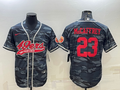 Men's San Francisco 49ers Christian McCaffrey #23 Grey Camouflage Player jersey Joint Edition
