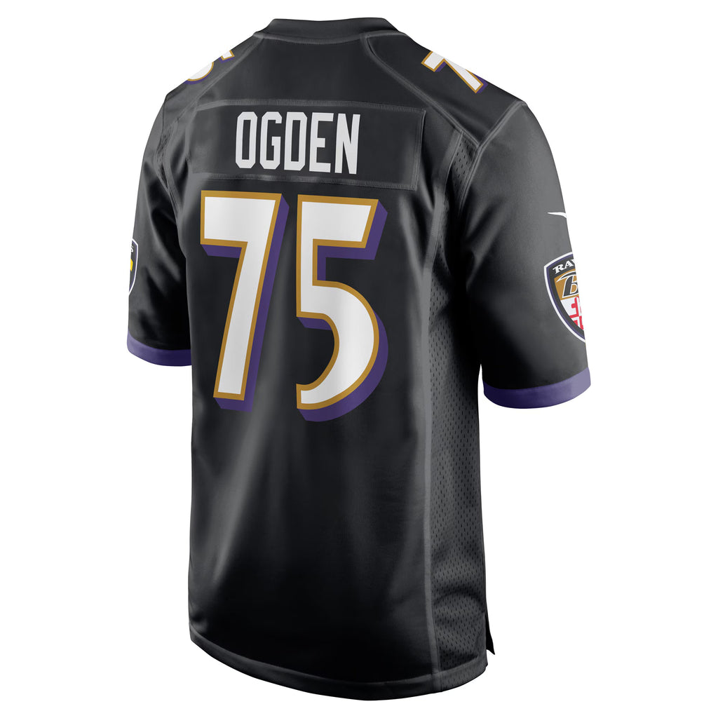 Baltimore Ravens Jonathan Ogden Black Retired Player Alternate Game Jersey