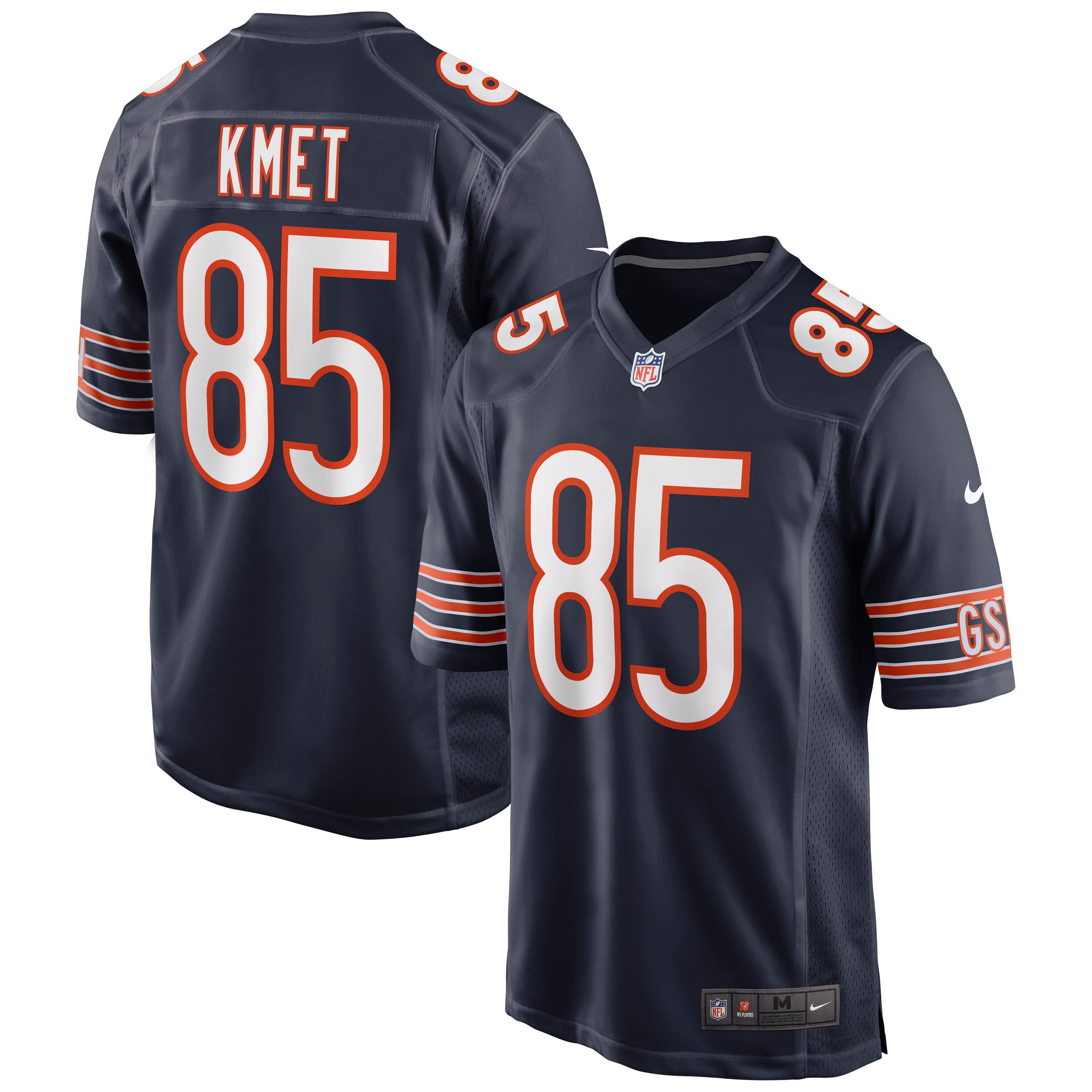 Chicago Bears Cole Kmet Navy Player Game Jersey