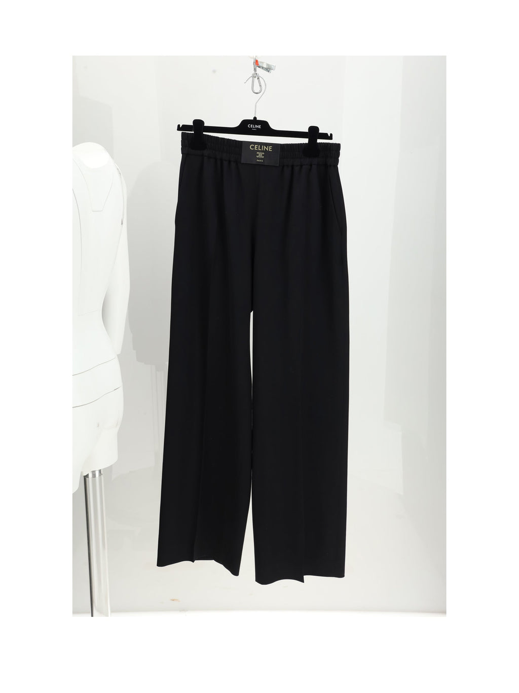 Celine Women Elastic Waist Trousers