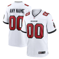 Custom Tampa Bay Buccaneers White Game Jersey1